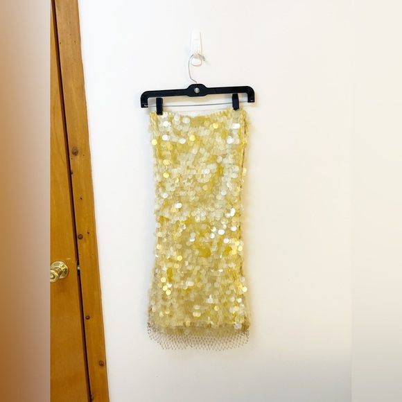 New Tory Burch Sequinned Shell Skirt - Picture 7 of 12